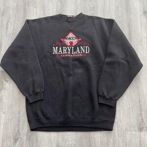 Vintage Maryland Terrapins Sweatshirt Crewneck Mens XL NCAA Basketball ACC 90s